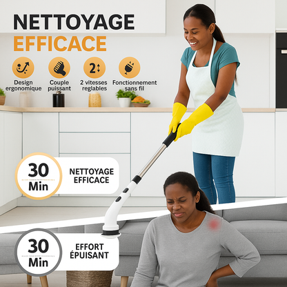 Brosse de nettoyage électrique ￼