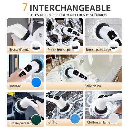 Brosse de nettoyage électrique ￼